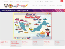 Tablet Screenshot of bpps.unimas.my