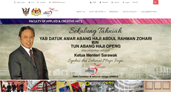 Desktop Screenshot of faca.unimas.my