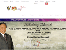 Tablet Screenshot of faca.unimas.my