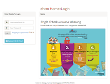 Tablet Screenshot of ehcm.unimas.my