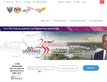 Tablet Screenshot of cais.unimas.my